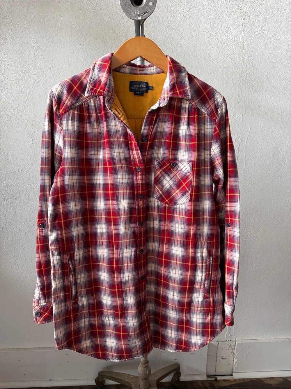 Pendleton Flannel Button Up Size Medium